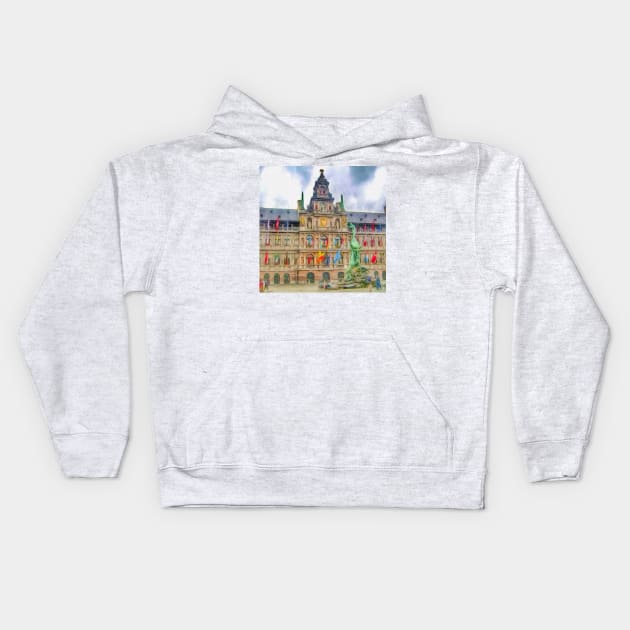 Antwerp I Kids Hoodie by RS3PT